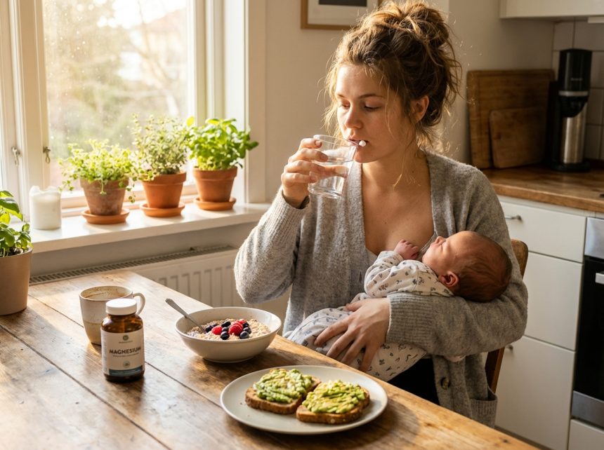 bienfaits magnésium postpartum
