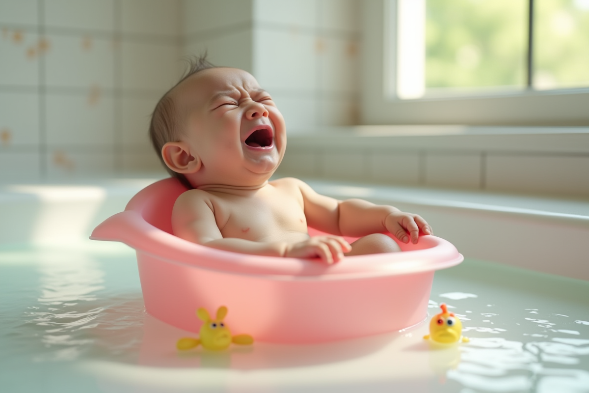 bébé bain