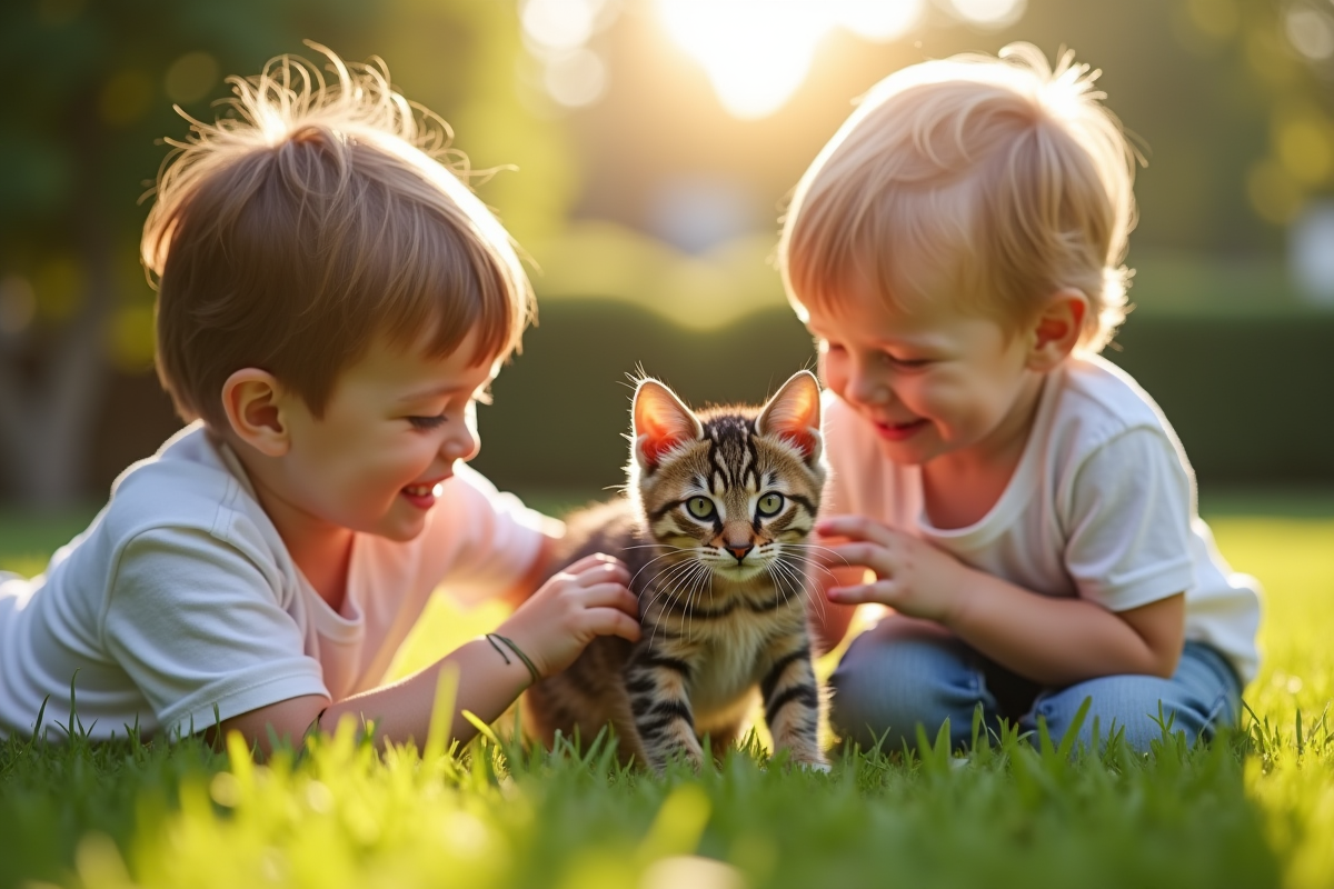 enfant animal