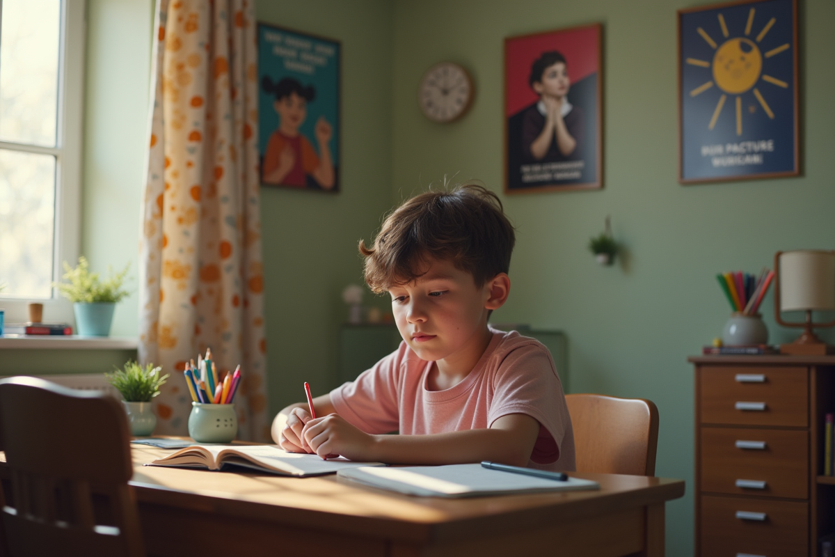 enfants  devoirs
